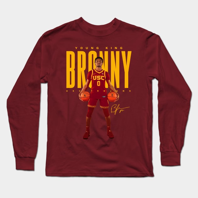 Bronny James Long Sleeve T-Shirt by Juantamad